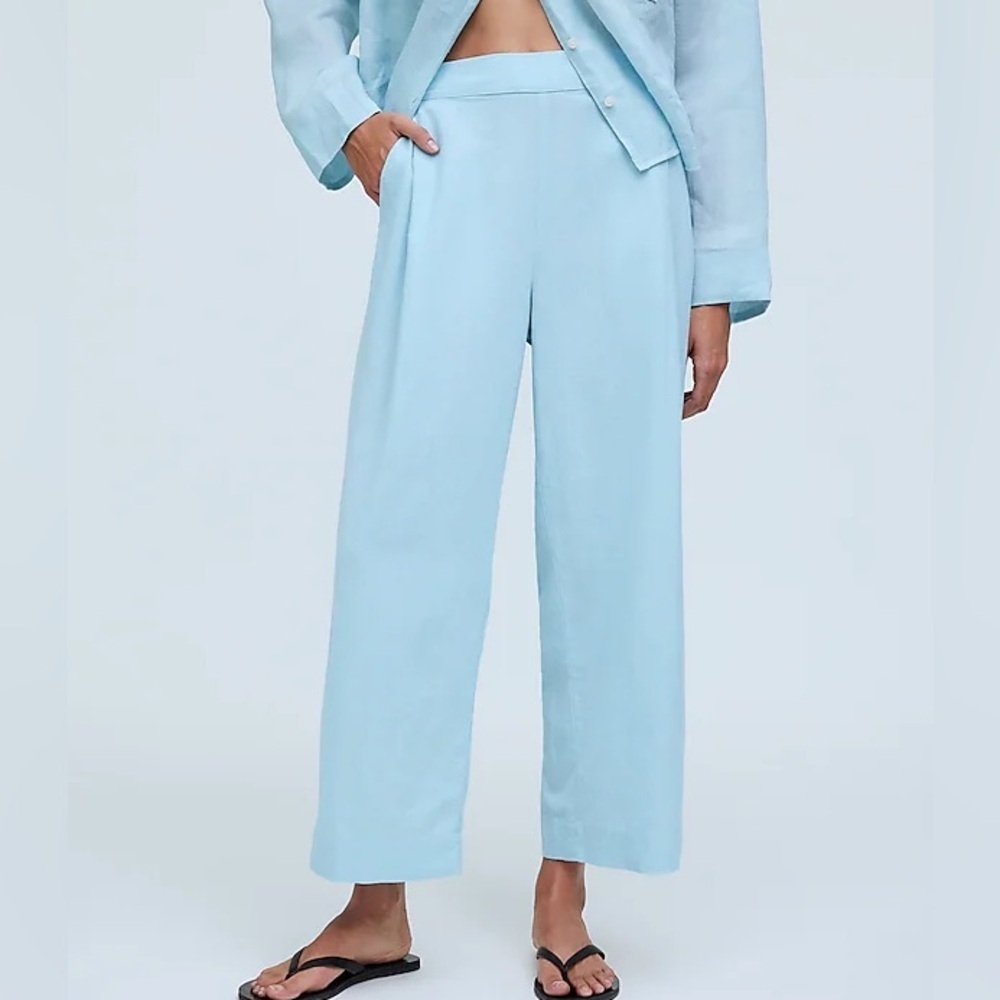 Madewell Pull On Straight Crop Pant NWT - Picture 3 of 12